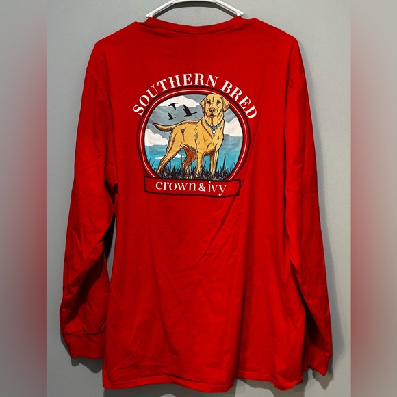 Crown & Ivy Men’s Long Sleeve Tshirt Size XXL - Picture 2 of 4